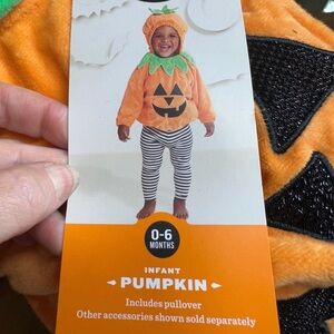Hyde & Eek Infant pumpkin costume pullover 0-6m